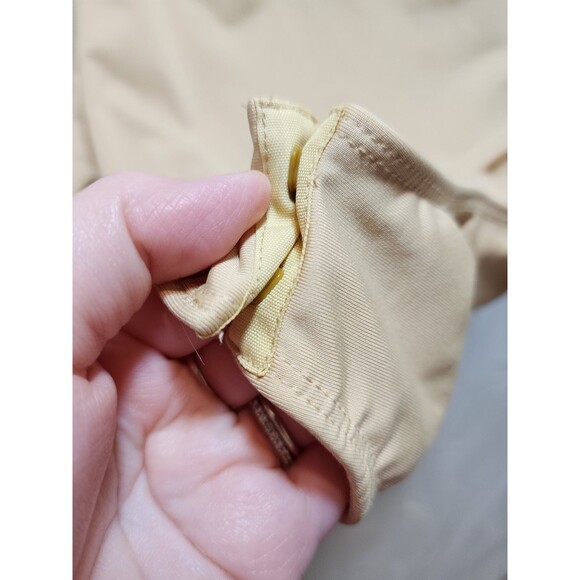 Et Clet Womens Large Beige Bodysuit Stretch Comfy Compression Neutral Minimalist - Picture 7 of 16